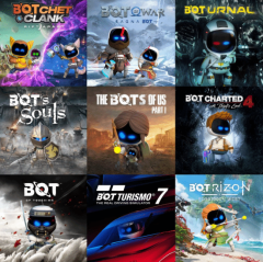 股票网 索尼晒小机器人版游戏封面 玩家质疑我《血源》呢